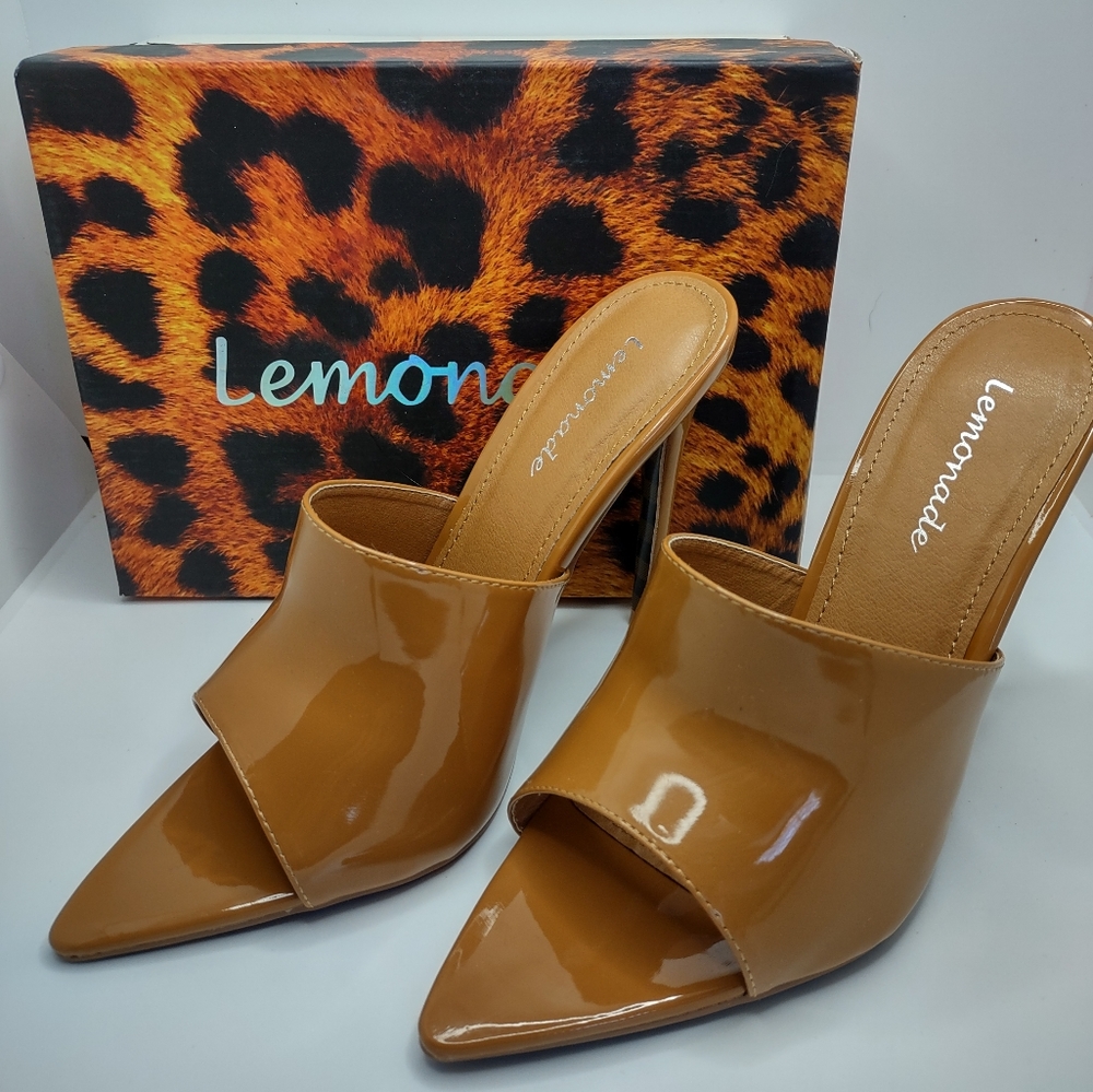 NIB Lemonade Koko Work It Heeled Sandals 6.5